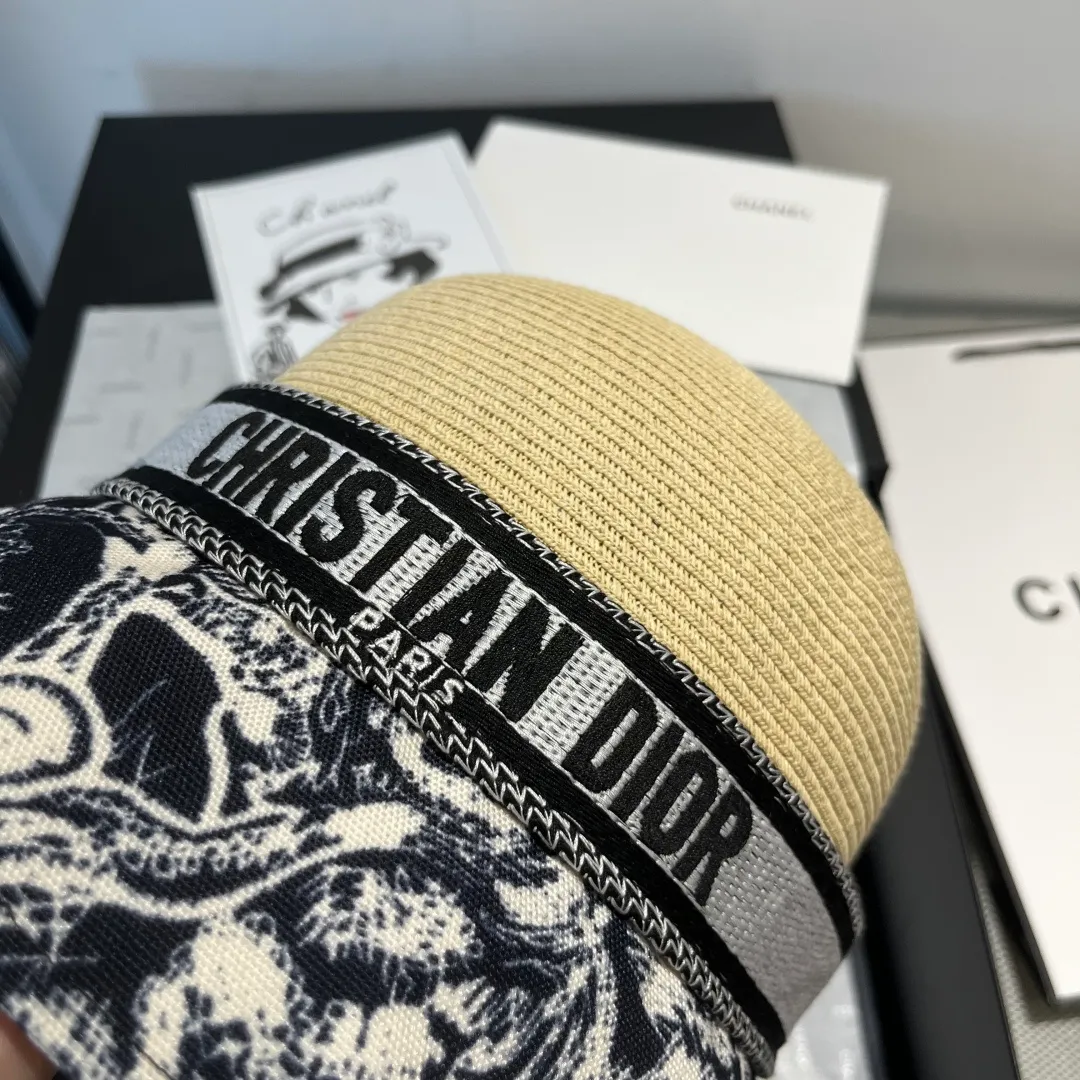 170¥ Dior new basin hat, straw hat, head circumference 57cm