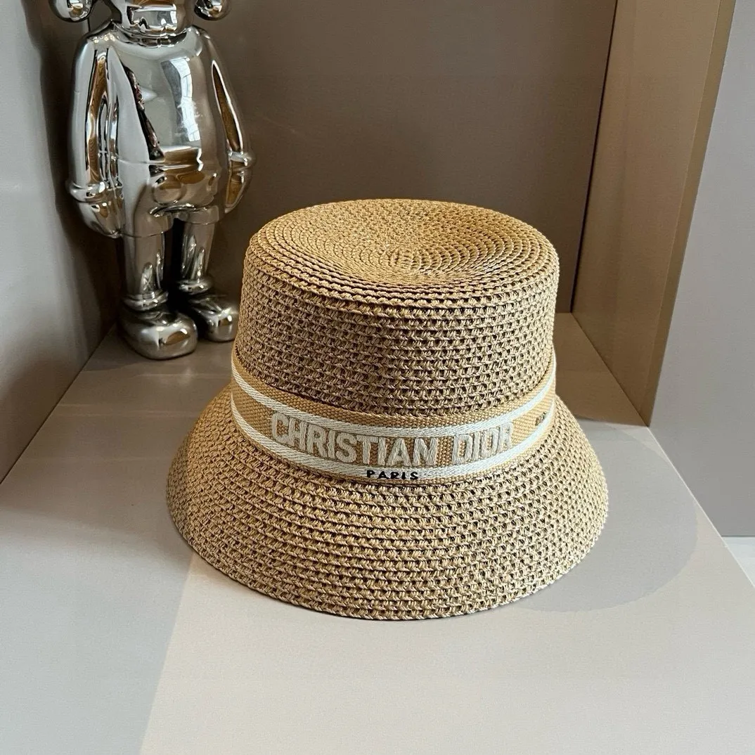 💰90¥ Dior's new straw hat, made from Japanese papyrus, the best in sales, head circumference 57cm