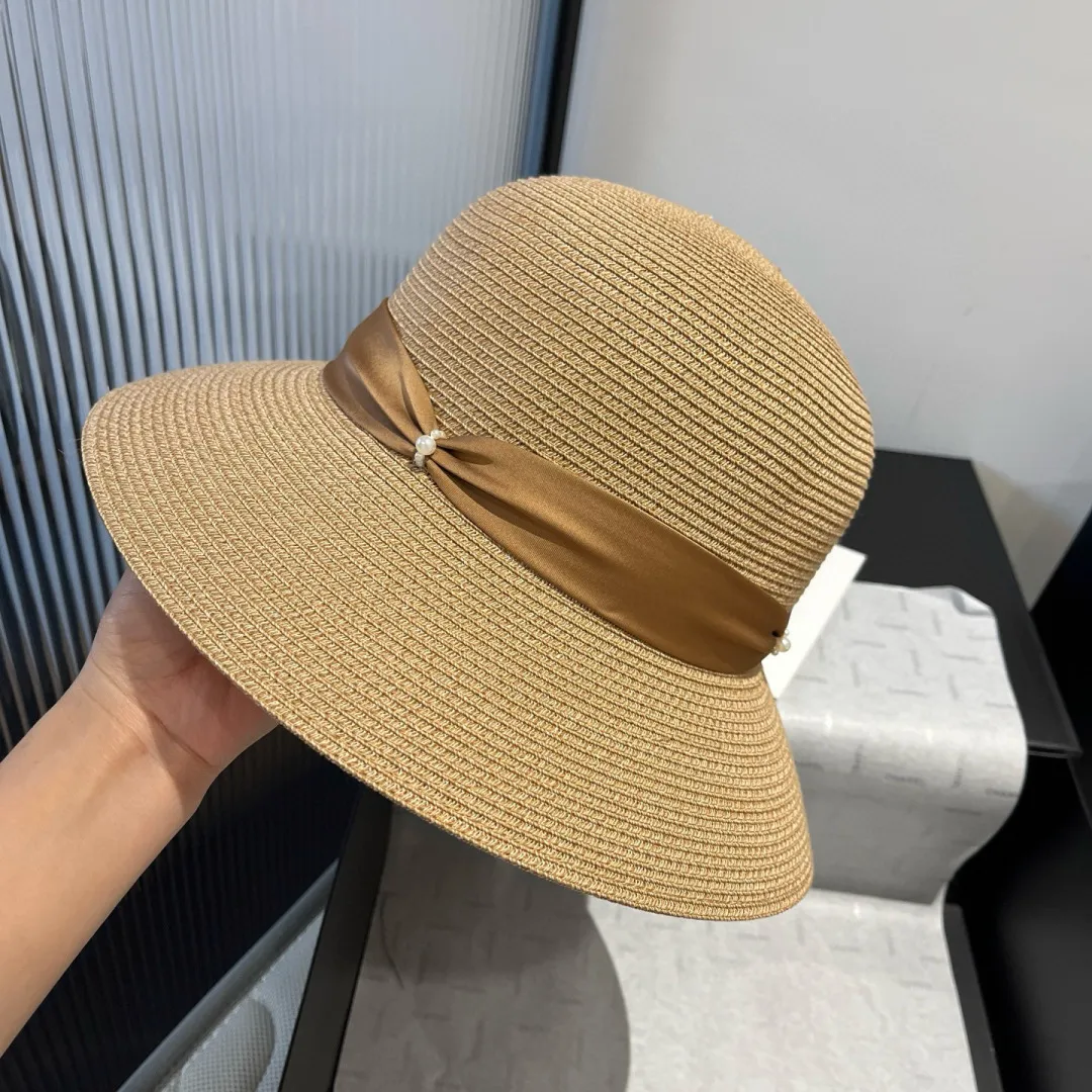 💰150¥ Dior new basin hat, PP straw hat, basin hat, head circumference 57cm