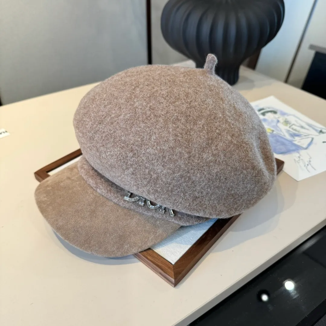 🉐190¥ Dior wool painter's cap, 100% wool🦙% fabric, head circumference 57cm