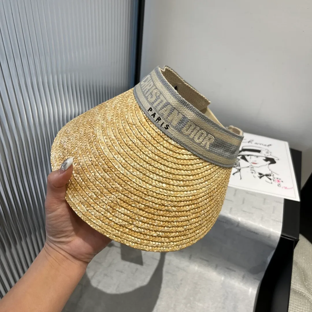 120¥ Dior Dior straw sun hat, official style, adjustable