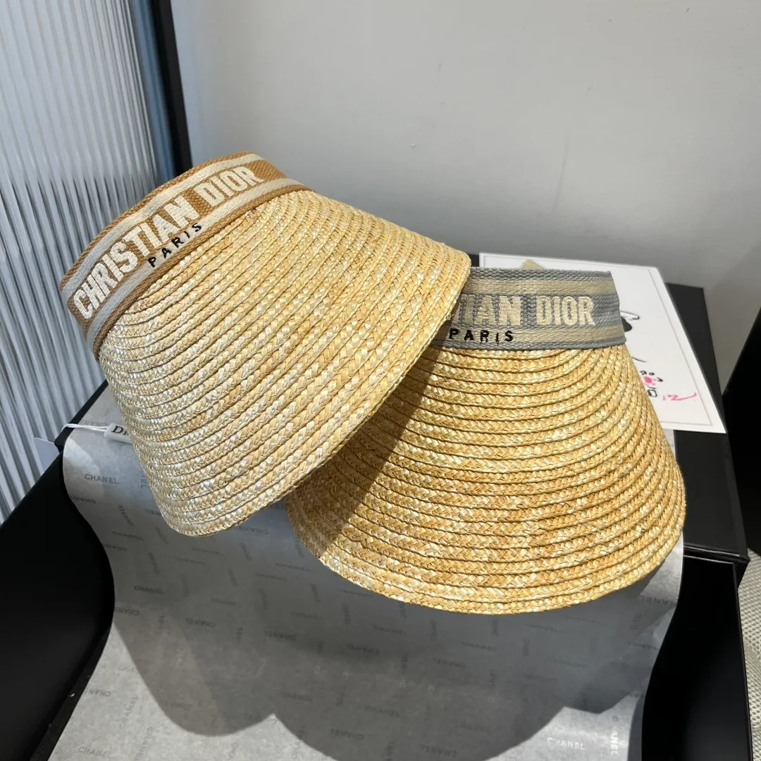120¥ Dior Dior straw sun hat, official style, adjustable
