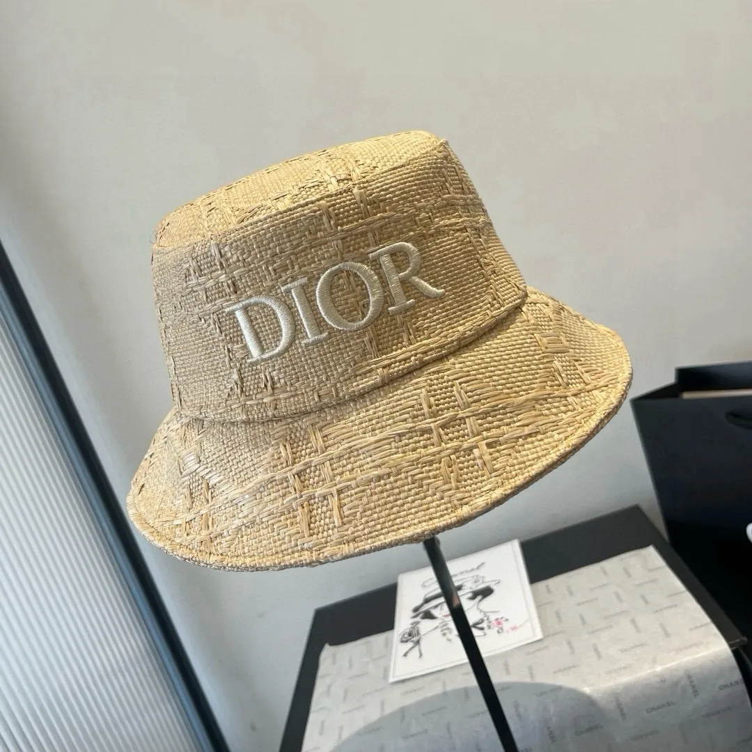 160¥ Dior Dior straw bucket hat