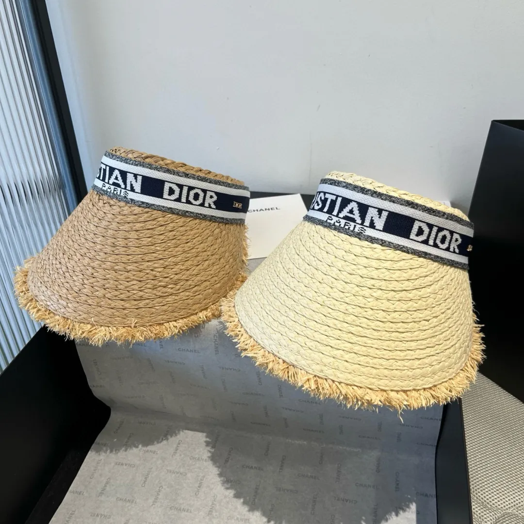 💰100¥ Dior Dior and grass headband sun hat