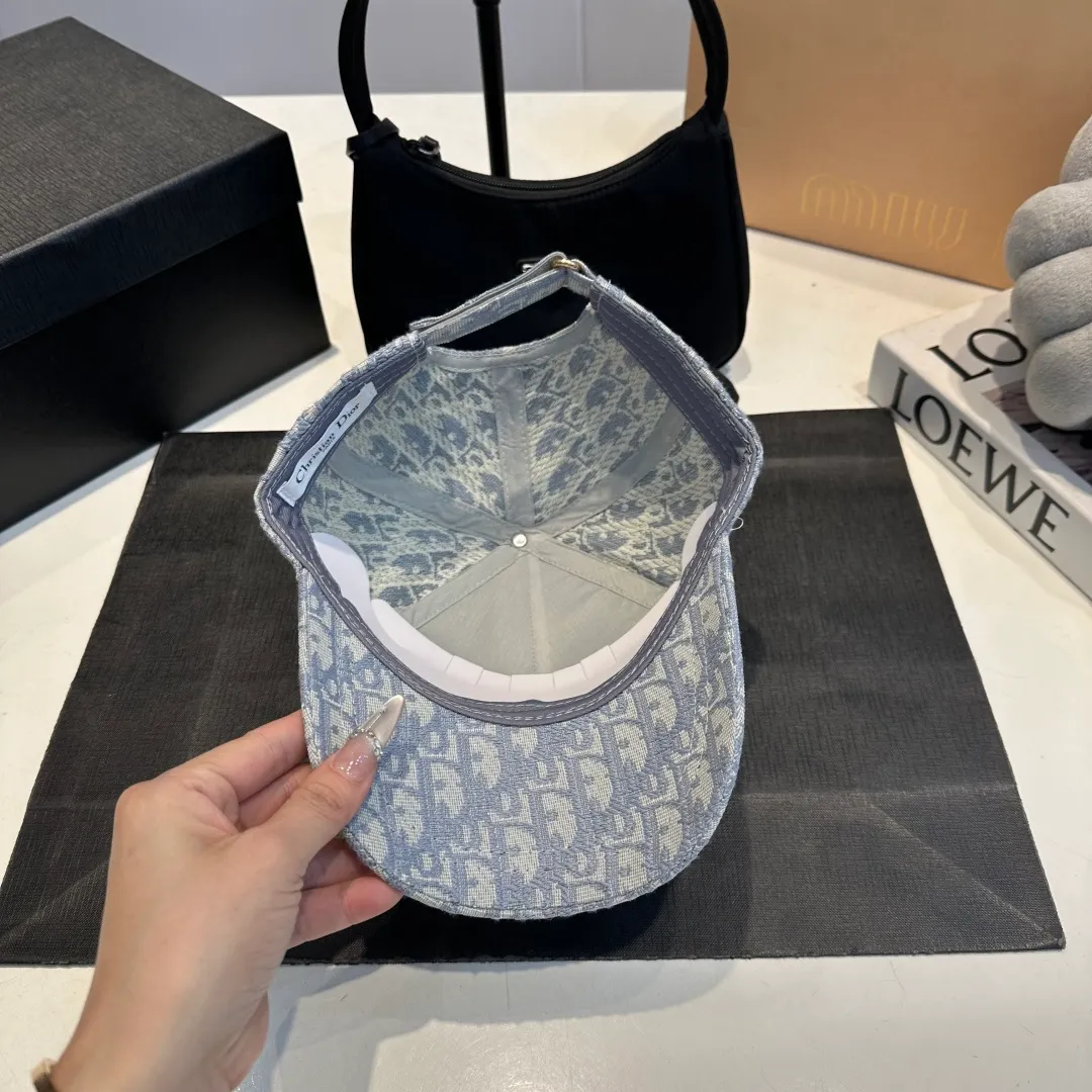 P60 Dior cap, baseball cap for men and women, head circumference 57cm