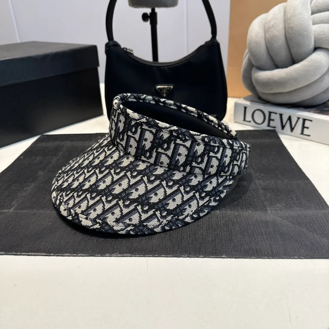 P60 Dior 2025 new sun visor, empty top headband hat, 🔆 versatile sun visor ~ a great tool for casual outings, great sun protection! Love it so much 💕