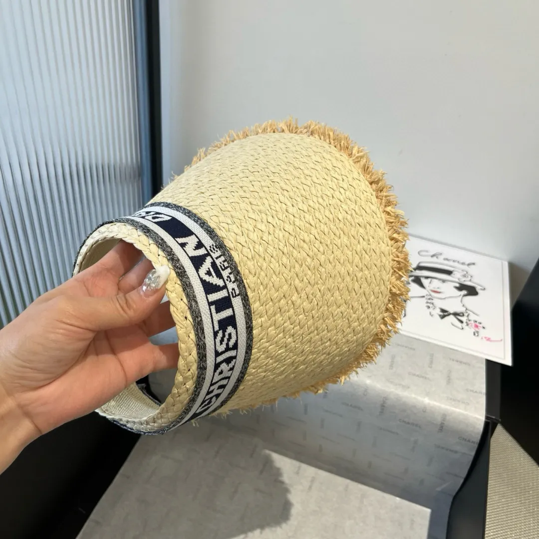 💰100¥ Dior Dior and grass headband sun hat