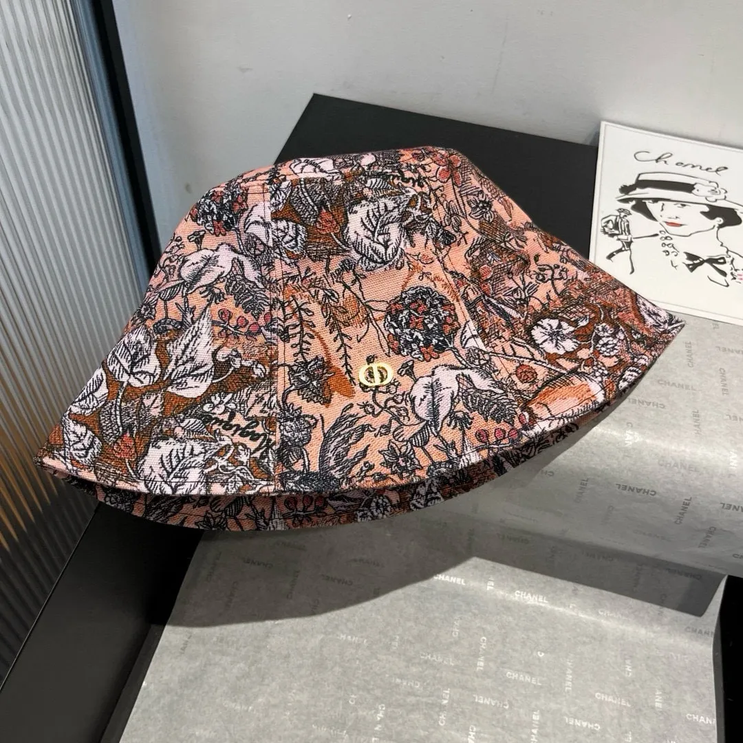 💰110¥ Dior new bucket hat, casual bucket hat, head circumference 57cm