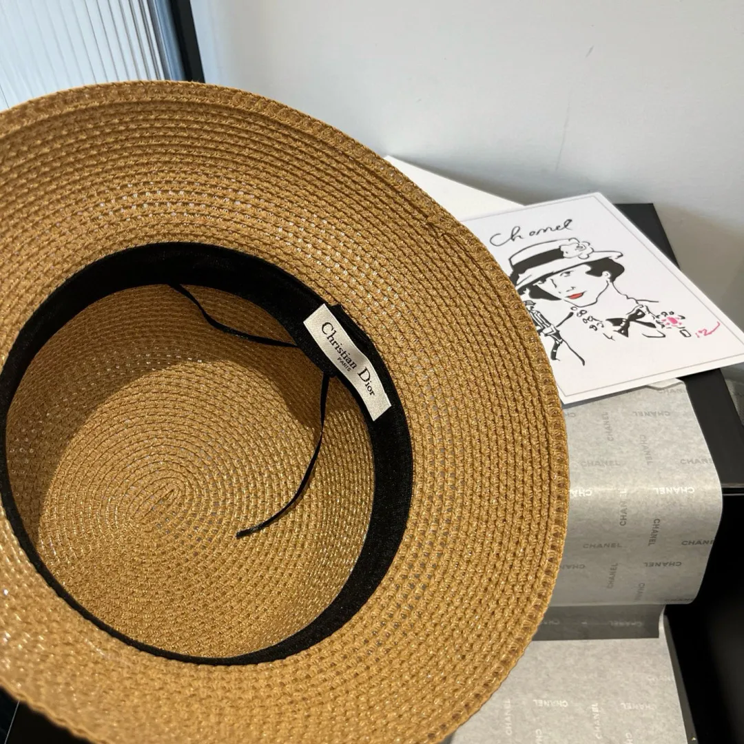 💰90¥ Dior new straw hat, head circumference 57vm
