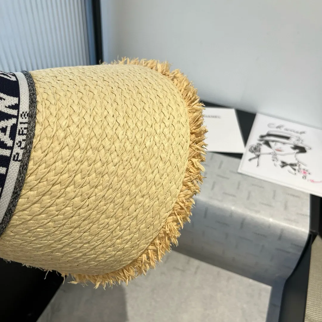 💰100¥ Dior Dior and grass headband sun hat