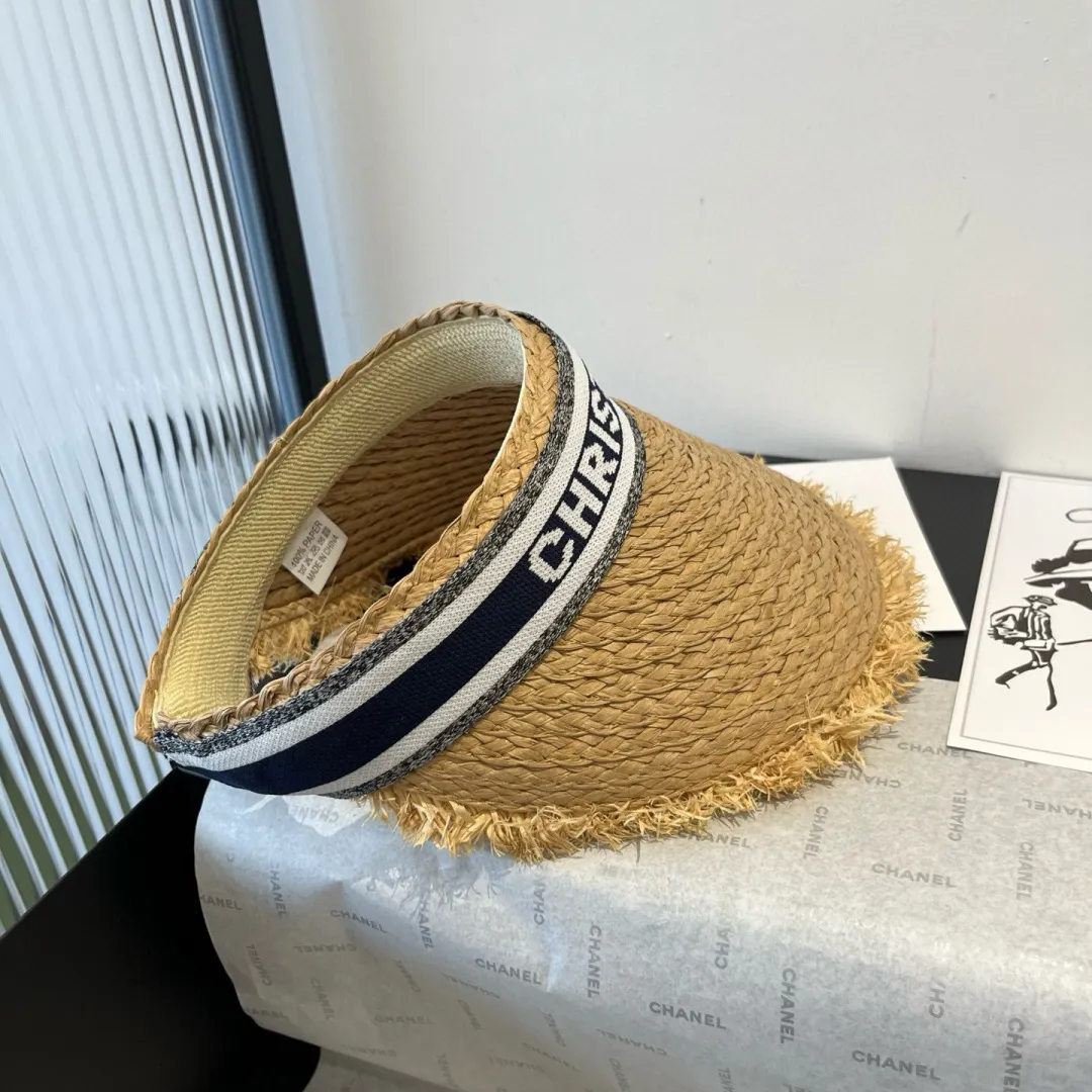 💰100¥ Dior Dior and grass headband sun hat