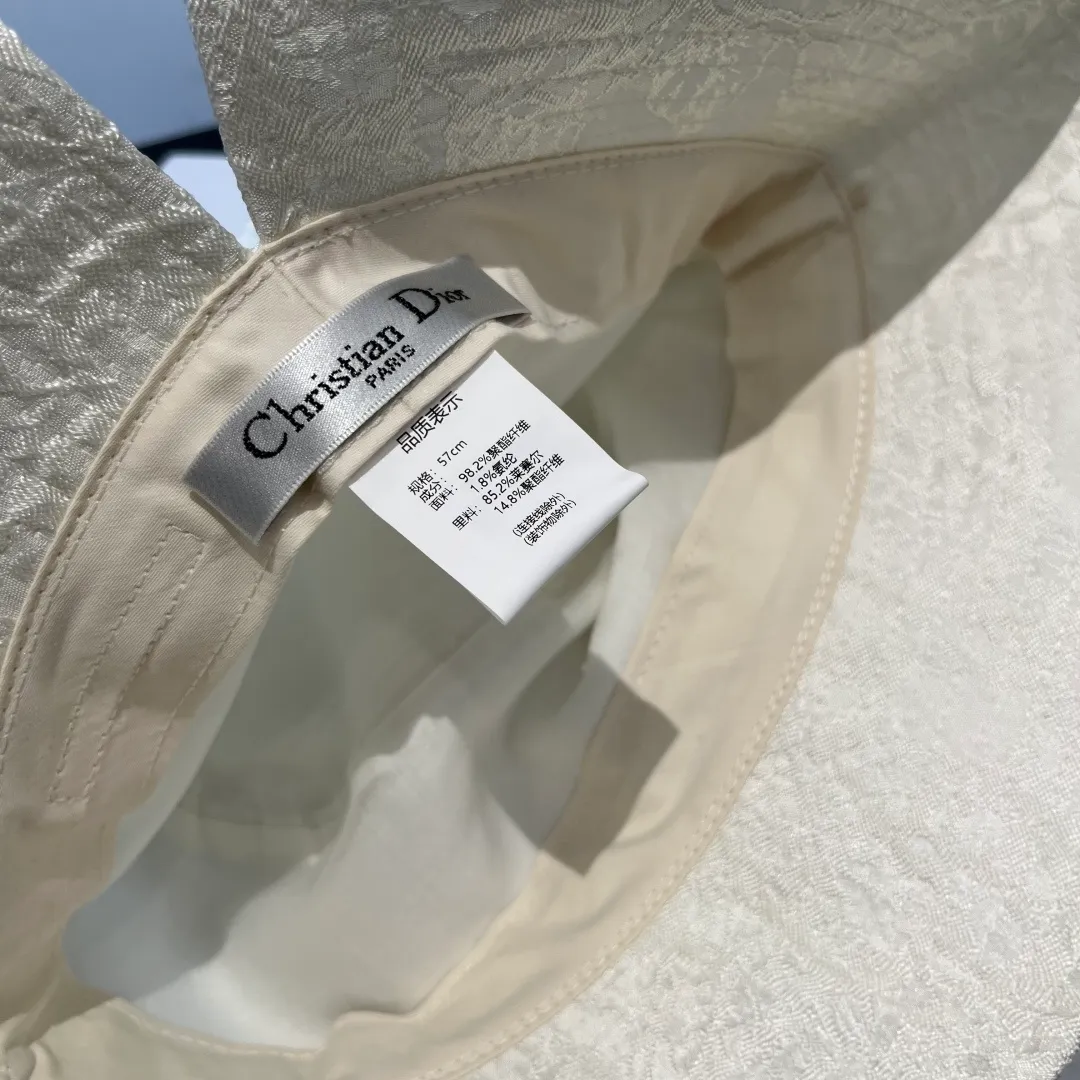💰130¥ Dior's new sun visor fisherman hat, high-end sun visor, lady style, head circumference 57cm