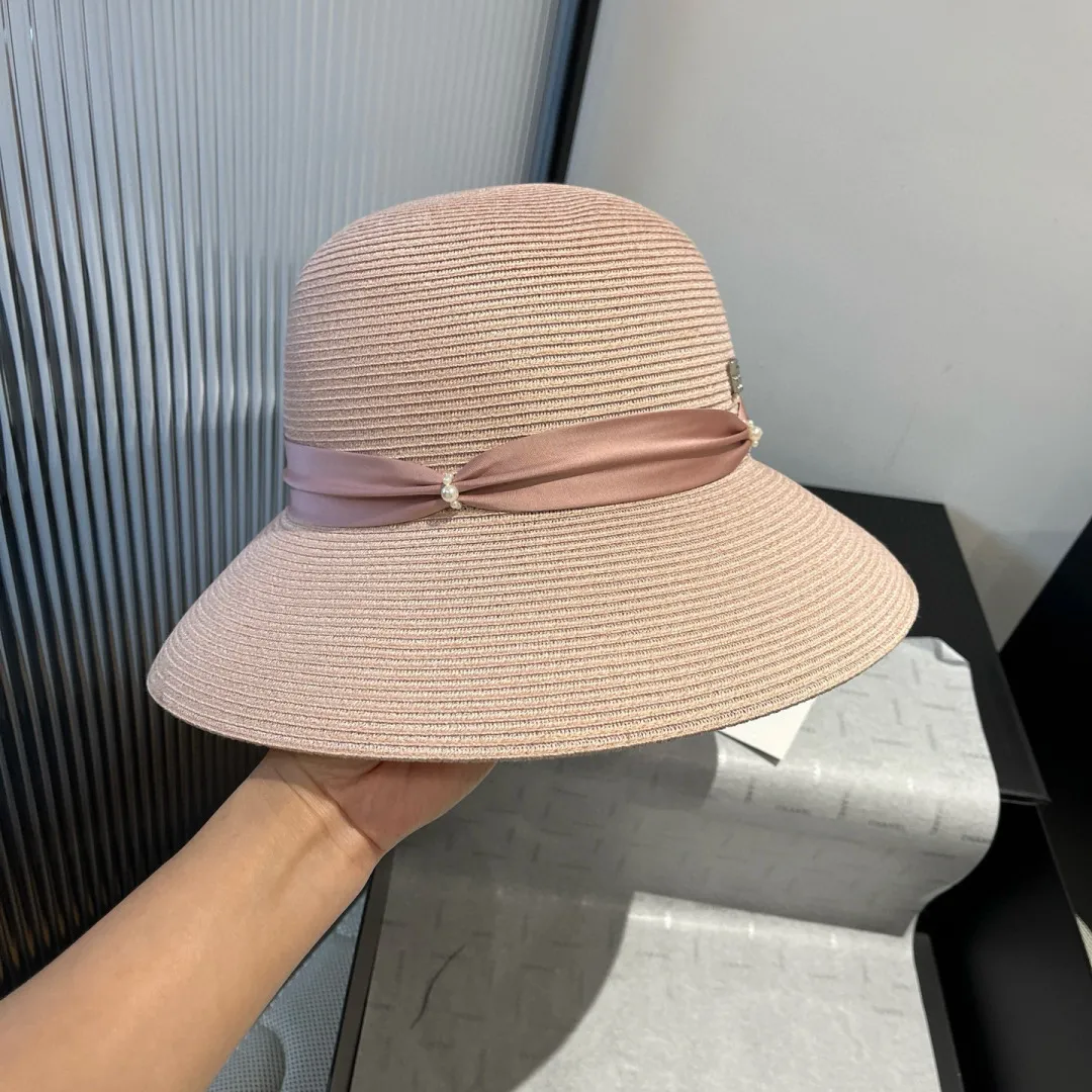 💰150¥ Dior new basin hat, PP straw hat, basin hat, head circumference 57cm