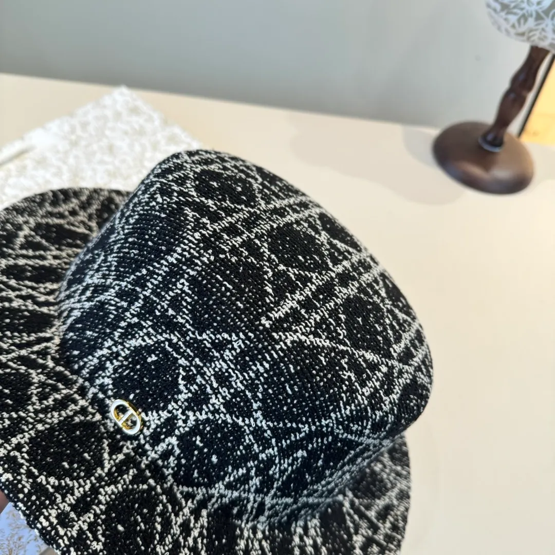💰170¥ Dior new top hat, high-end Hepburn style top hat, head circumference 57cm