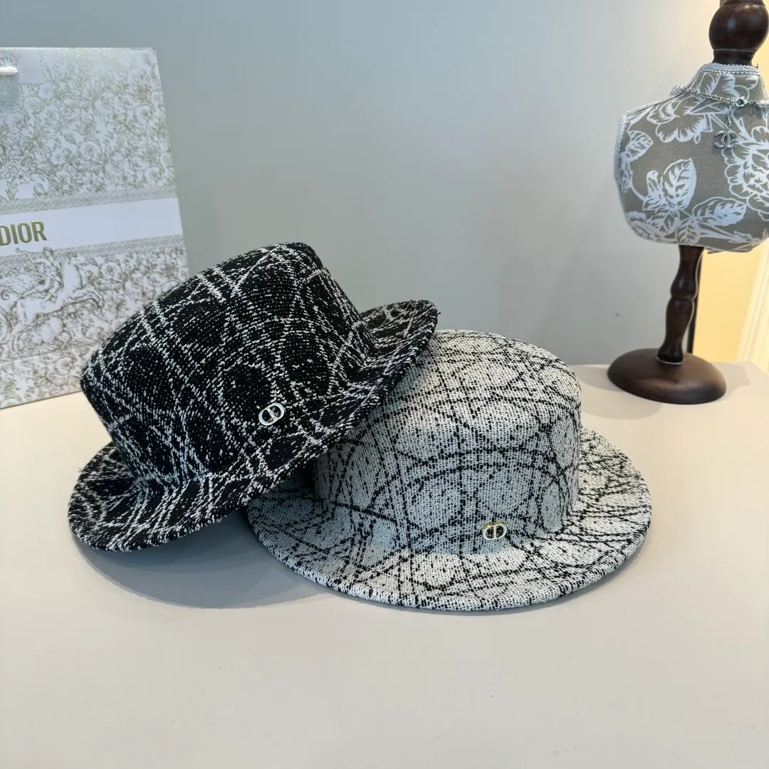 💰170¥ Dior new top hat, high-end Hepburn style top hat, head circumference 57cm