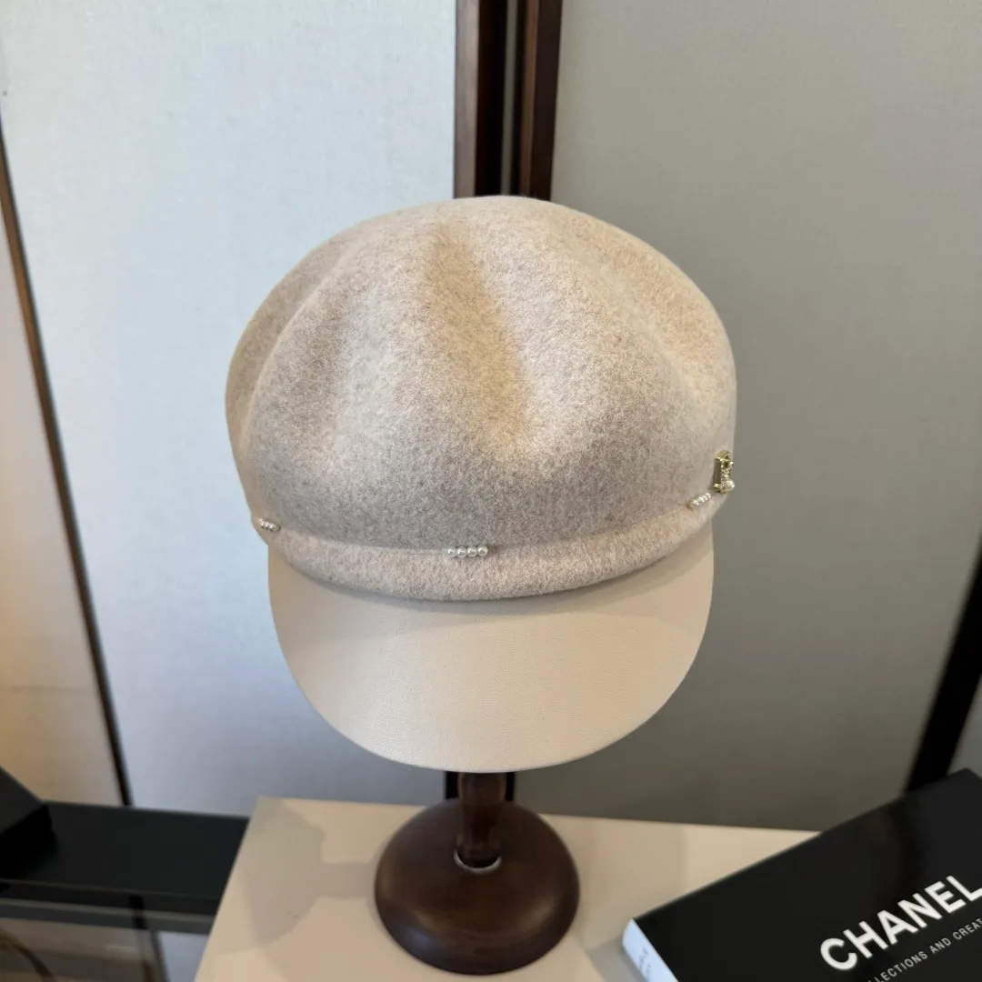 💰190¥ Dior wool peaked military cap, washed leather brim, 100% wool🦙, head circumference 57cm