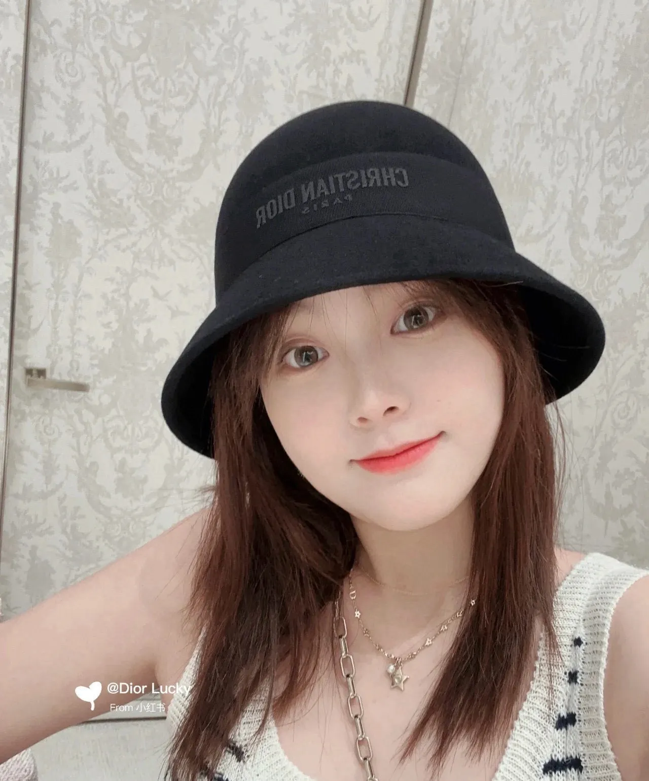 💰200¥ Dior 2024 new autumn and winter wool basin hat, 100% wool🦙 fabric, head circumference 57cm