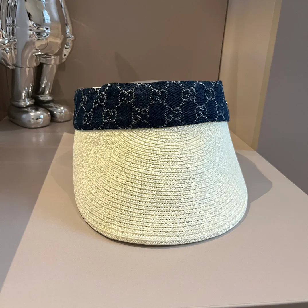 💰90¥ Gucci straw hat, empty top straw hat, adjustable