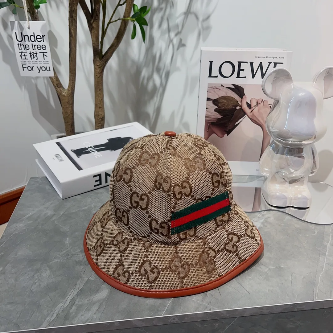 🉐️60💰 💙Gucci-new fisherman hat, high version #cow sun visor, foldable, head circumference 57cm