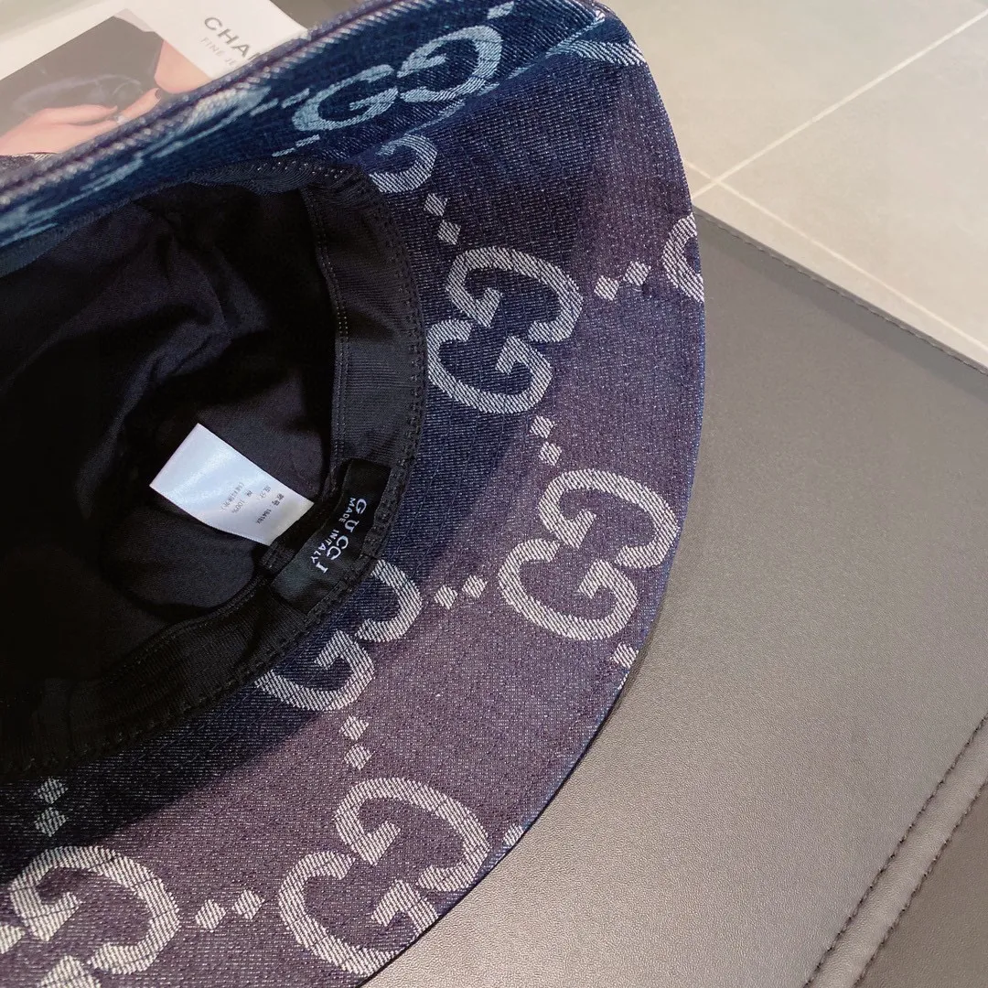Running amount 80¥ Gucci Gucci big G bucket hat, big brand bucket hat, casual top hat, head circumference 57cm
