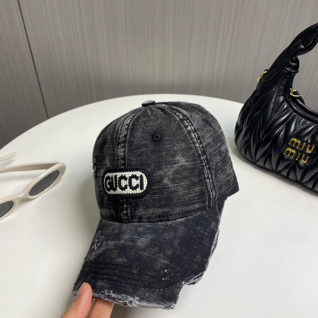 P56 Gucci～25 new spring model, simple and high-end baseball cap, new process washing, retro color, customized version!