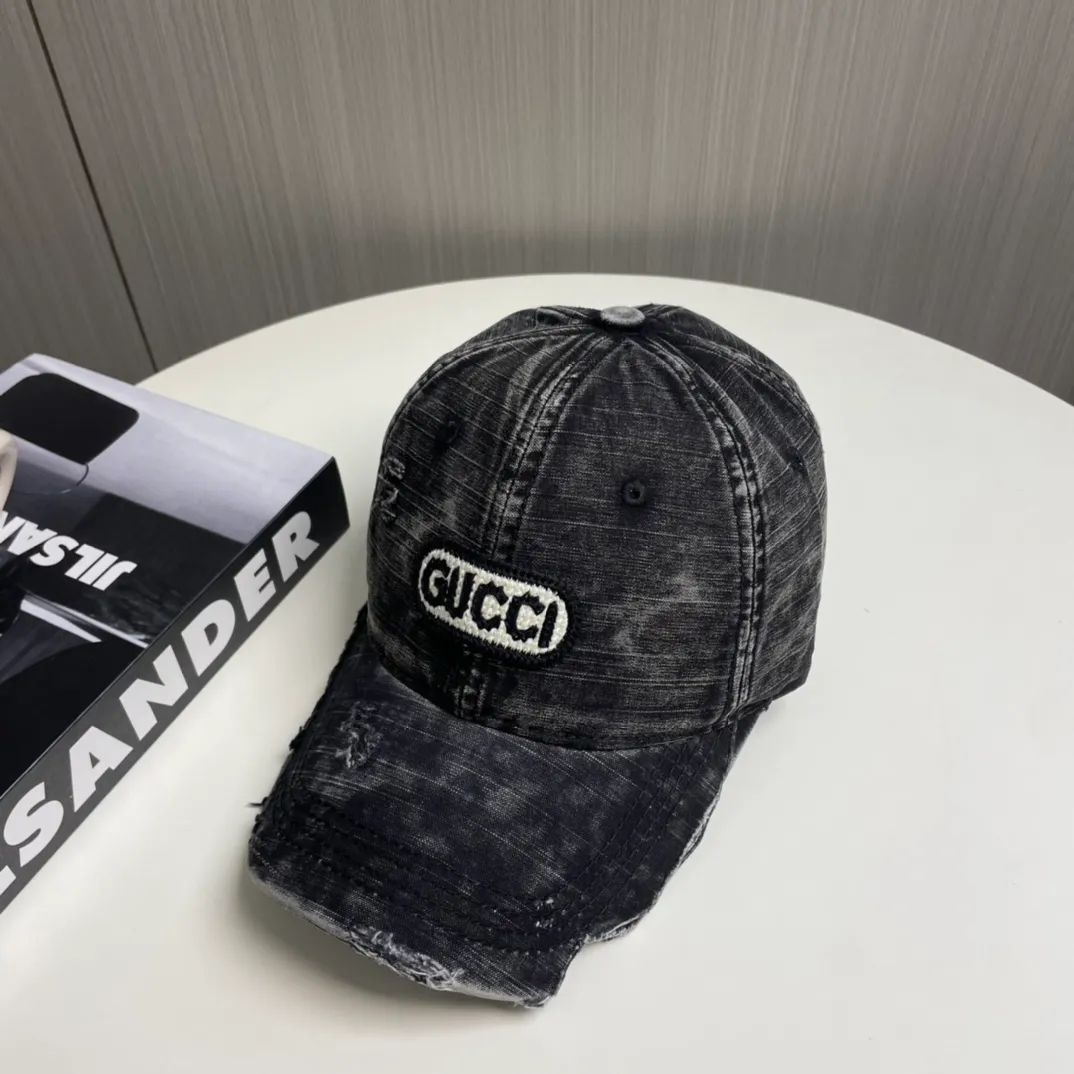 P56 Gucci～25 new spring model, simple and high-end baseball cap, new process washing, retro color, customized version!