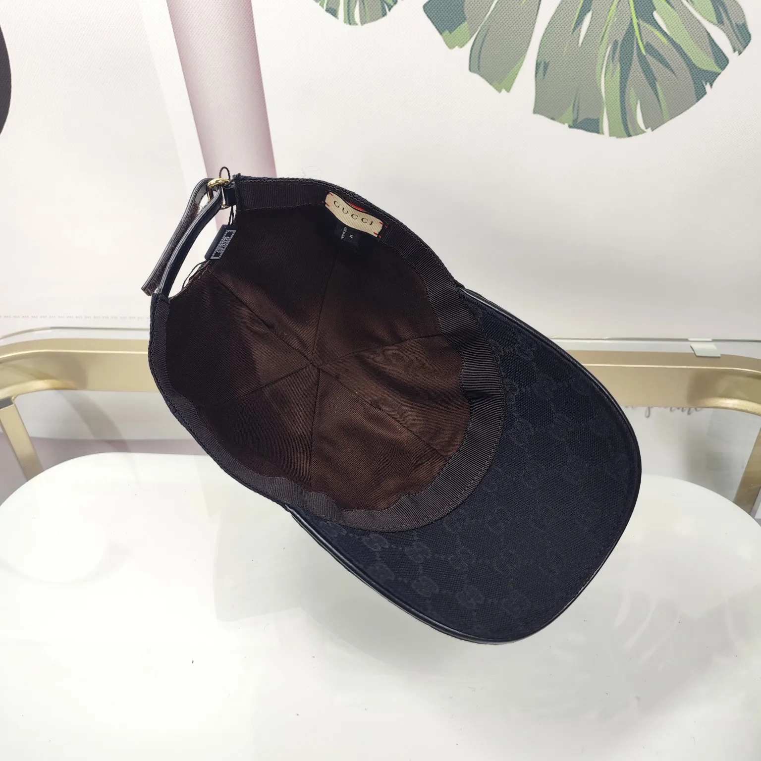 Batch 90 high quality, GUCCI--high version original single pair flower official website baseball cap