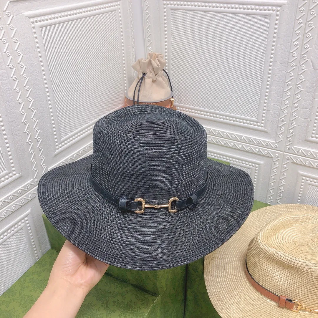 💰96 Gucci sun hat🎩 Classic horseshoe buckle, 2022 new style, head circumference 56~58cm