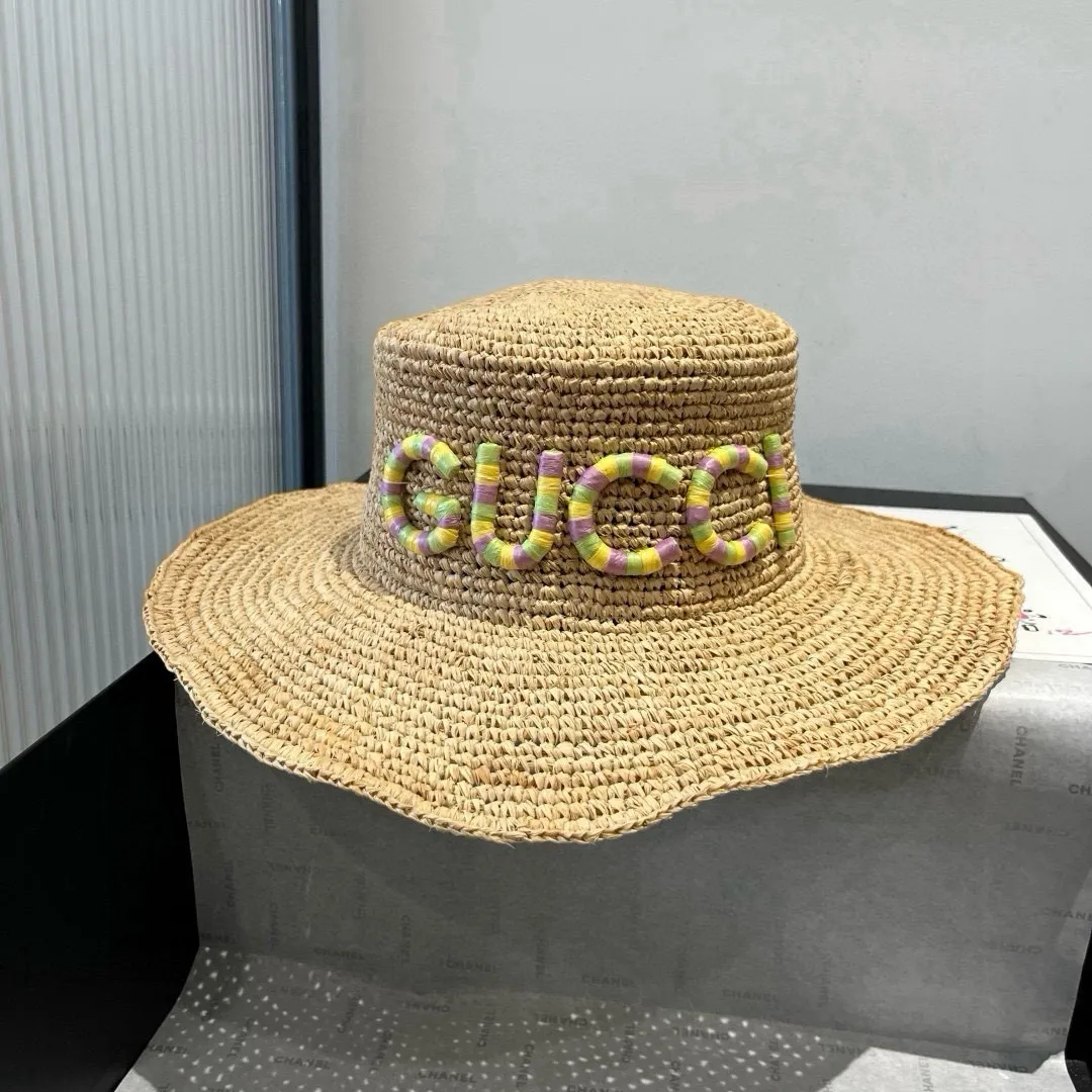 💰240¥ Gucci new raffia hat, official model, head circumference 57cm