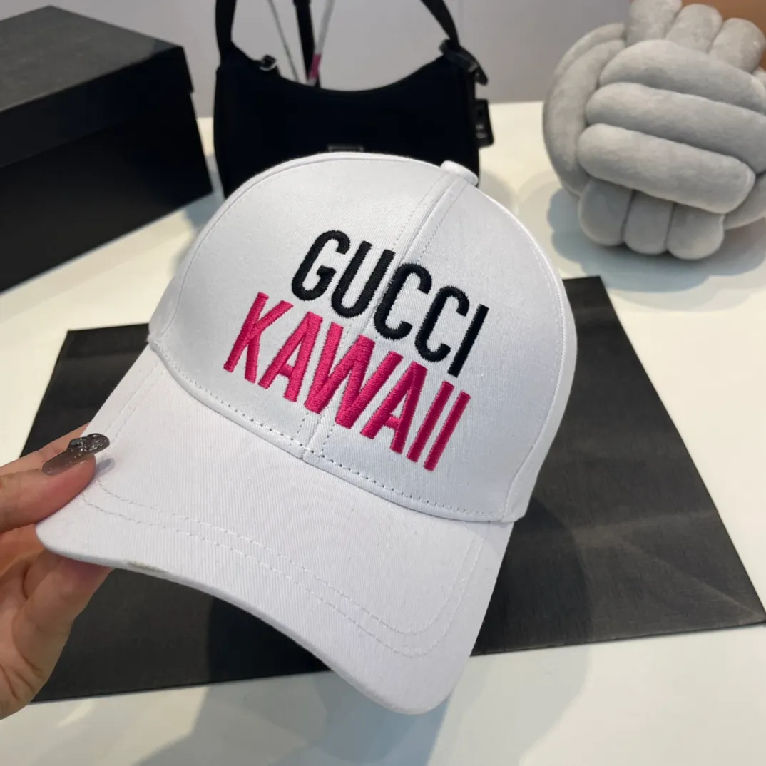 P60 GUCCI Gucci co-branded Balenciaga 2023 new simple embroidered baseball cap, very trendy! Casual and sports style. Super easy to match clothes