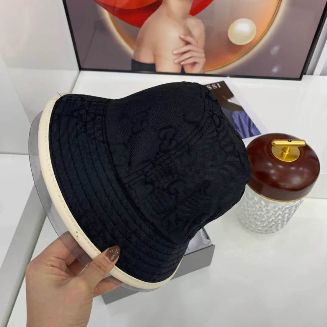 P80 counter synchronization GUCCI super popular fisherman hat, stylish and versatile, practical ~ GG presbyopic design, classic style will last forever, never tire of it, new colors and new technology, laser-like fabrics, high-end colors that will warm you🙅‍♂ High style matching items!