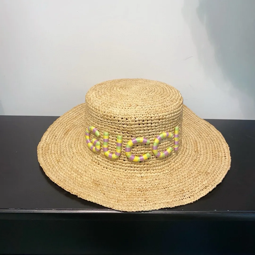 💰260¥ Gucci new raffia hat, official model, head circumference 57cm