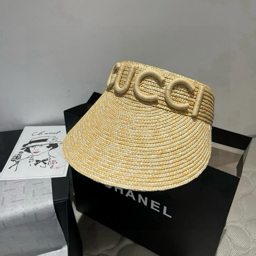 💰220¥ Gucci 2025 new empty top sun hat, original quality
