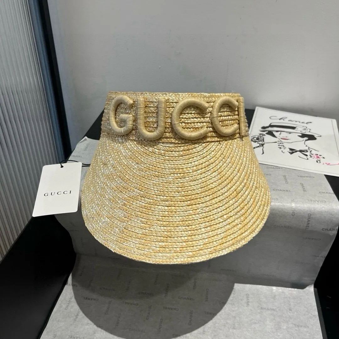 💰220¥ Gucci 2025 new empty top sun hat, original quality