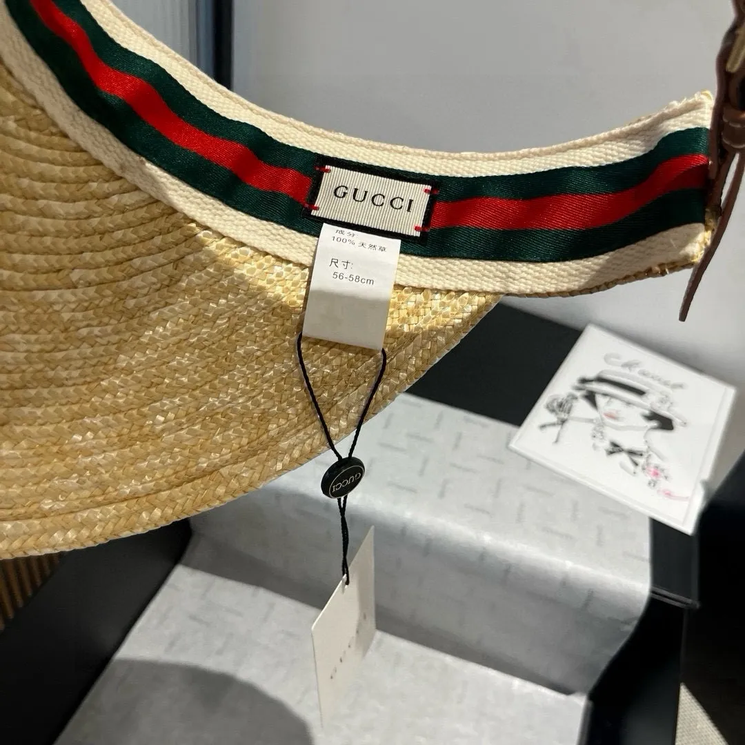 💰220¥ Gucci 2025 new empty top sun hat, original quality