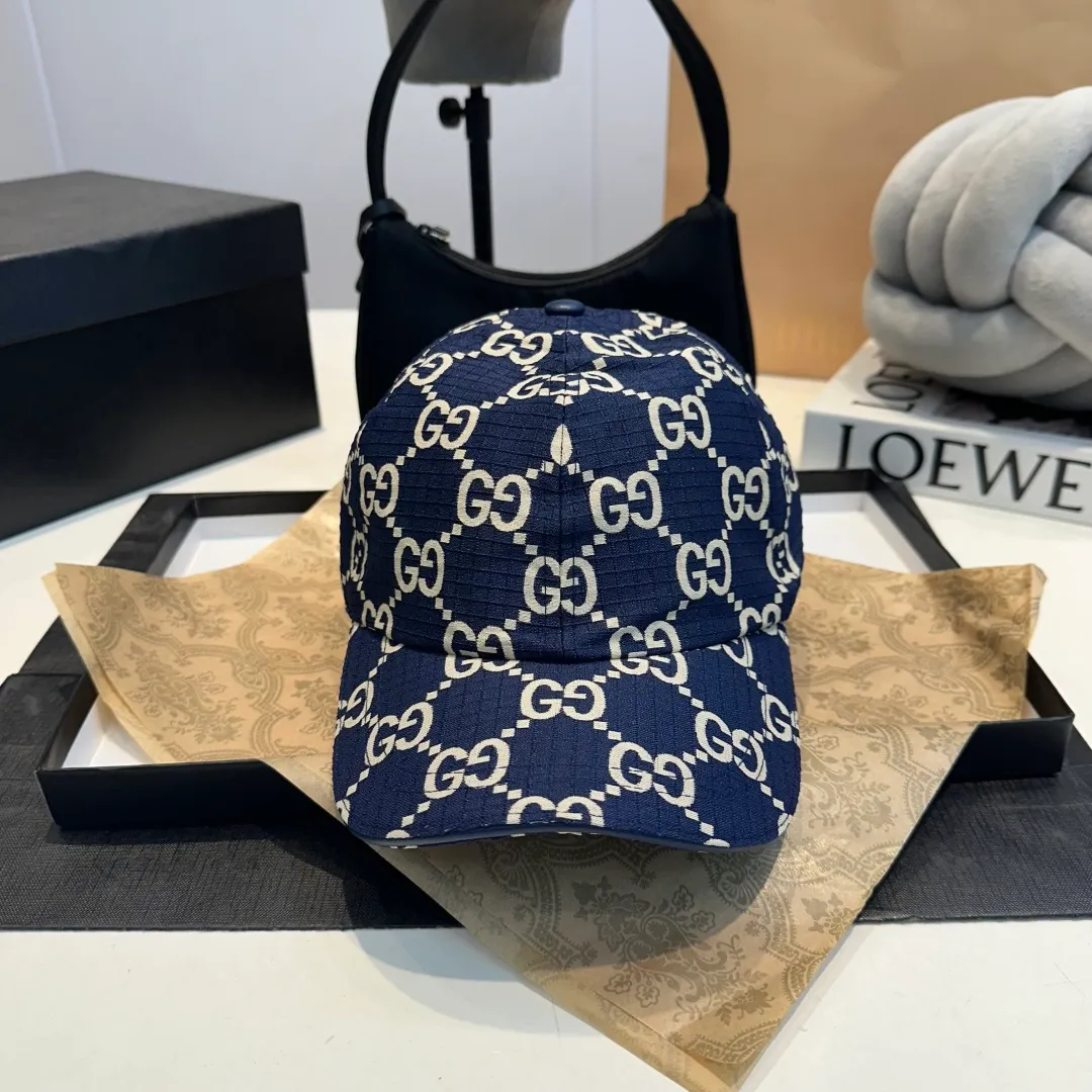 P160 GUCCI Gucci GGDenim series denim baseball cap. The official website has the same fabric as presbyopia❀, retro classic series, same style for men and women!