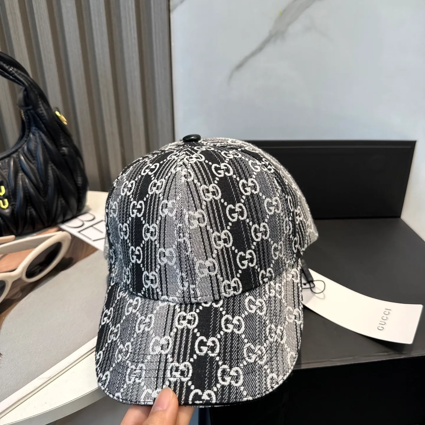 P56 GUCCI Gucci 2025 counter new jacquard baseball cap🧢very trendy! Casual and sports style, classic production, super easy to match! Look small