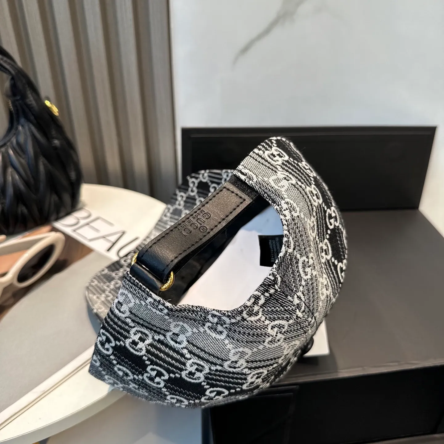 P56 GUCCI Gucci 2025 counter new jacquard baseball cap🧢very trendy! Casual and sports style, classic production, super easy to match! Look small