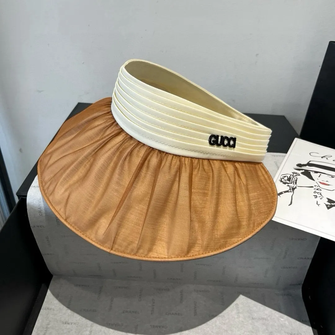 💰110¥ Gucci new shell hat, empty top sun hat, foldable, easy to carry when traveling
