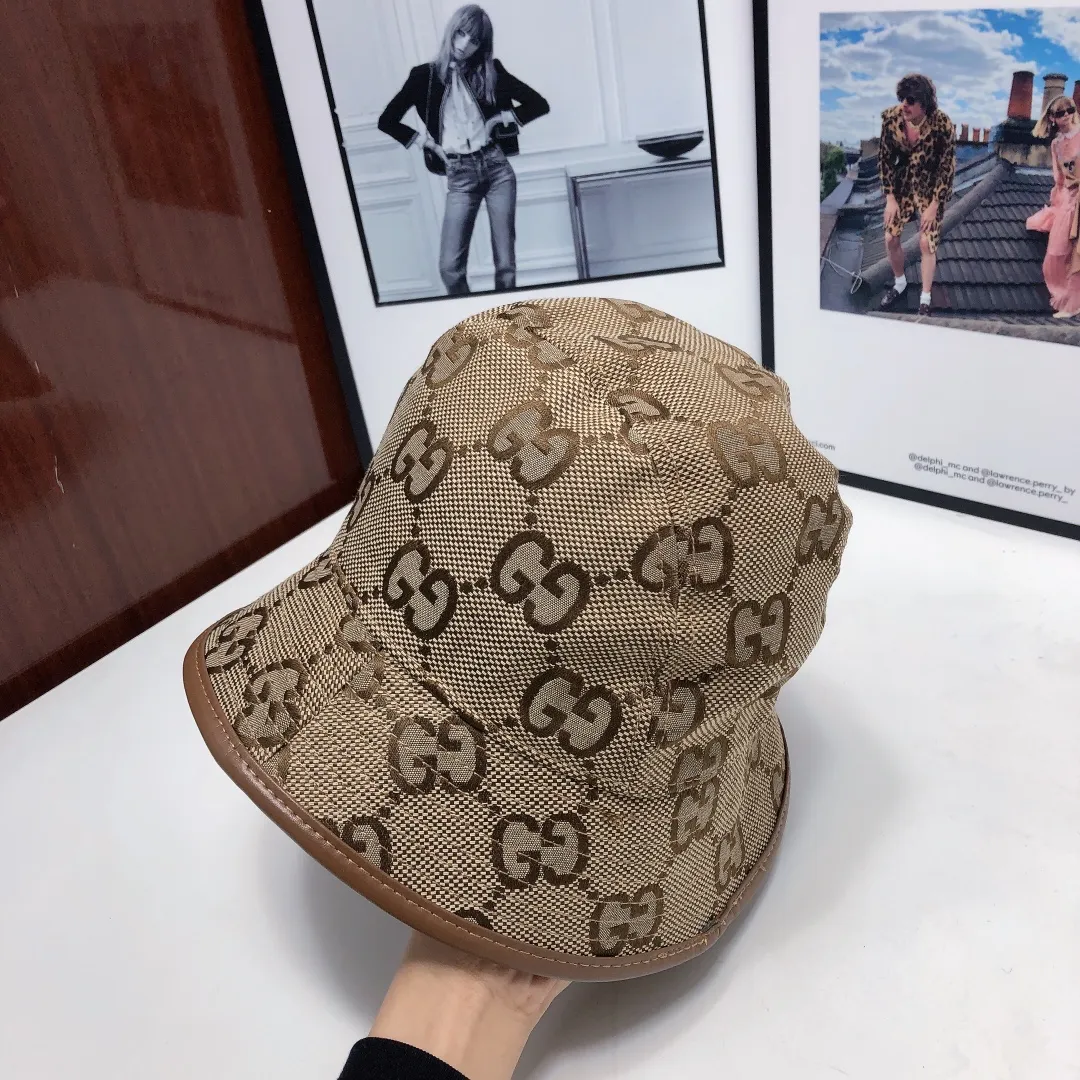💰80 🧢Gucci(Gucci)🧢 2021 new original single bucket hat😍😍Double G print, high version retro design, light and breathable! Real shots, suitable for men and women,