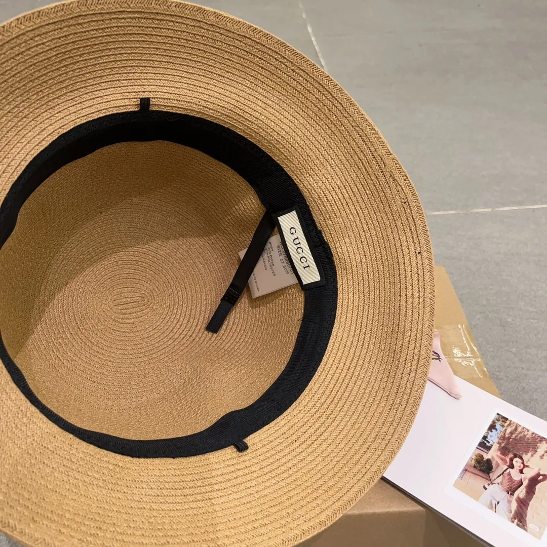 💰120¥ Gucci new straw hat, advanced customization, head circumference 57cm