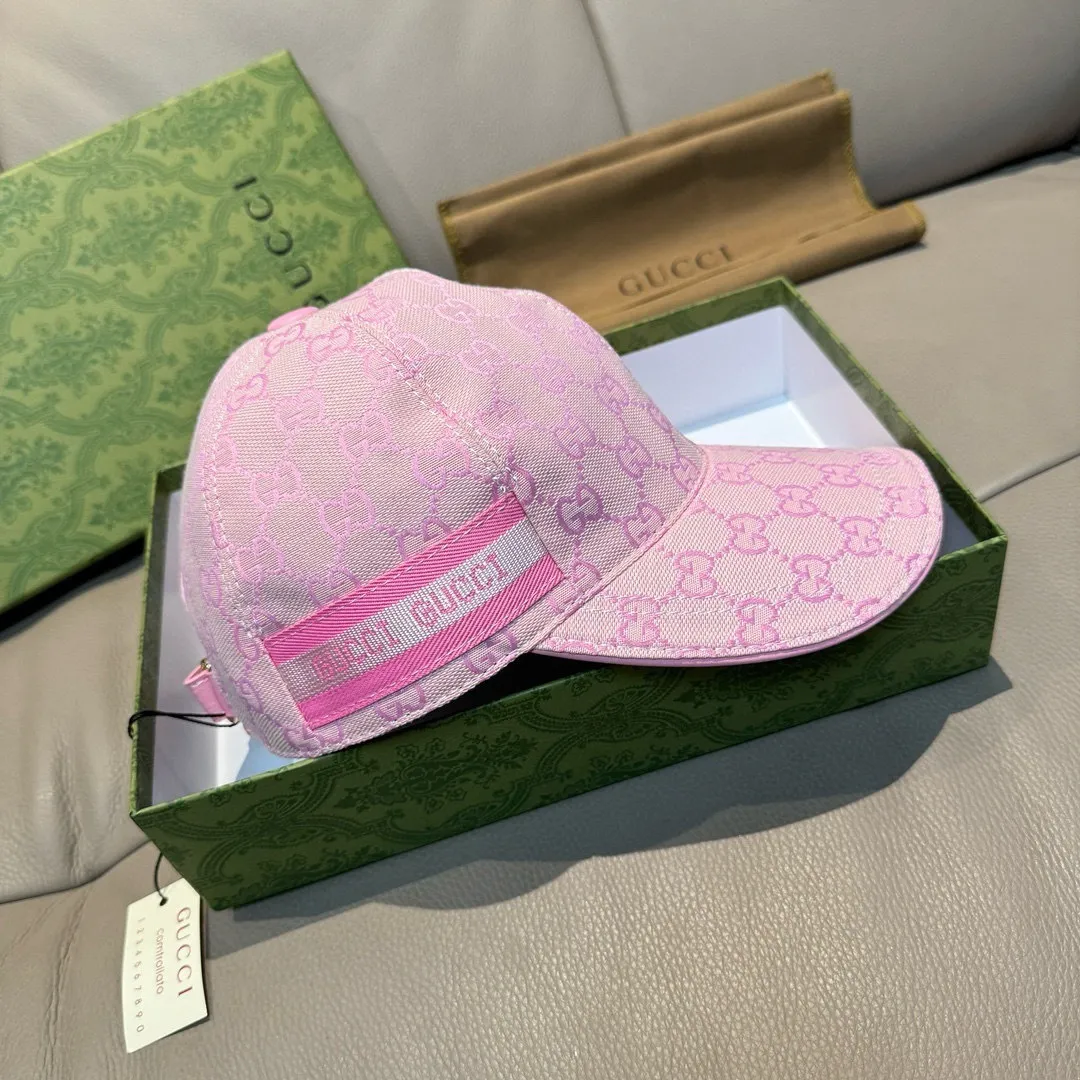 p90, Gucci (Gucci) new spring and summer original baseball cap, logo webbing, 1:1 mold customization, original canvas + first-layer cowhide, popular purchasing agent, versatile style for men and women, great quality! The basic head circumference is 56cm, and the patch is adjustable.