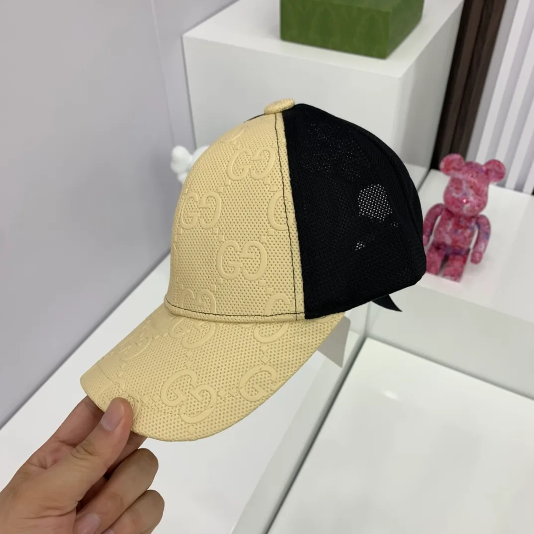p80 GUCCI Gucci 2021 early spring counter new simple full dark pattern baseball cap, very trendy! Casual and sports style, classic production, super easy to match!