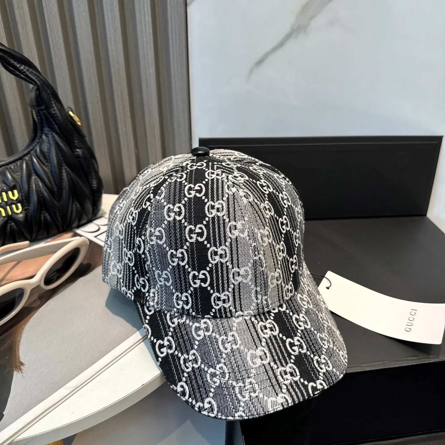 P60 GUCCI Gucci 2025 counter new jacquard baseball cap 🧢 very trendy! Casual and sports style, classic production, super easy to match! Look small