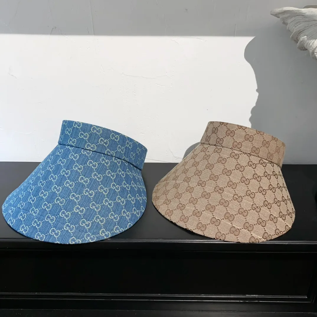 New arrival ꫛꫀꪝ ❥—— 🖤GUCCI large empty top folding hat 🆕Exclusively customized, sun protection and sunshade, versatile 👌 Head circumference 55~58cm, sun protection and sunshade 👒Blue khaki