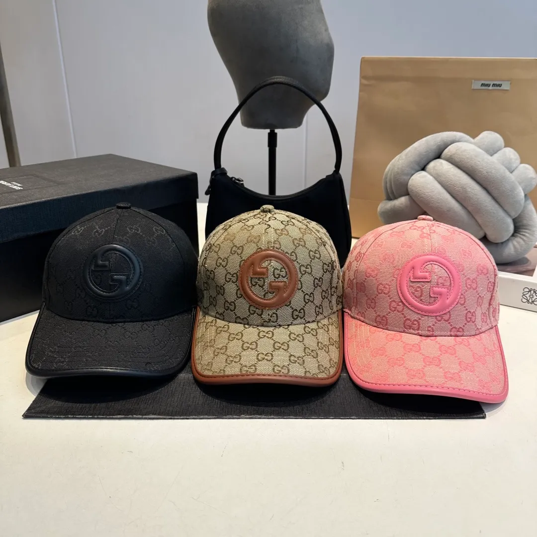 P56 GUCCI 2025 new baseball cap at the counter, very trendy! Casual and sports style, classic production, super easy to match!
