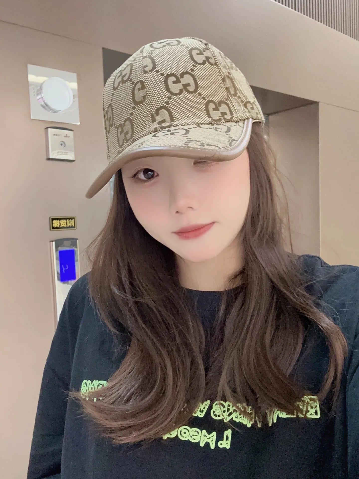 P60GUCCI Gucci 2023 new baseball cap, synchronized with big brands, super easy to match, shipped