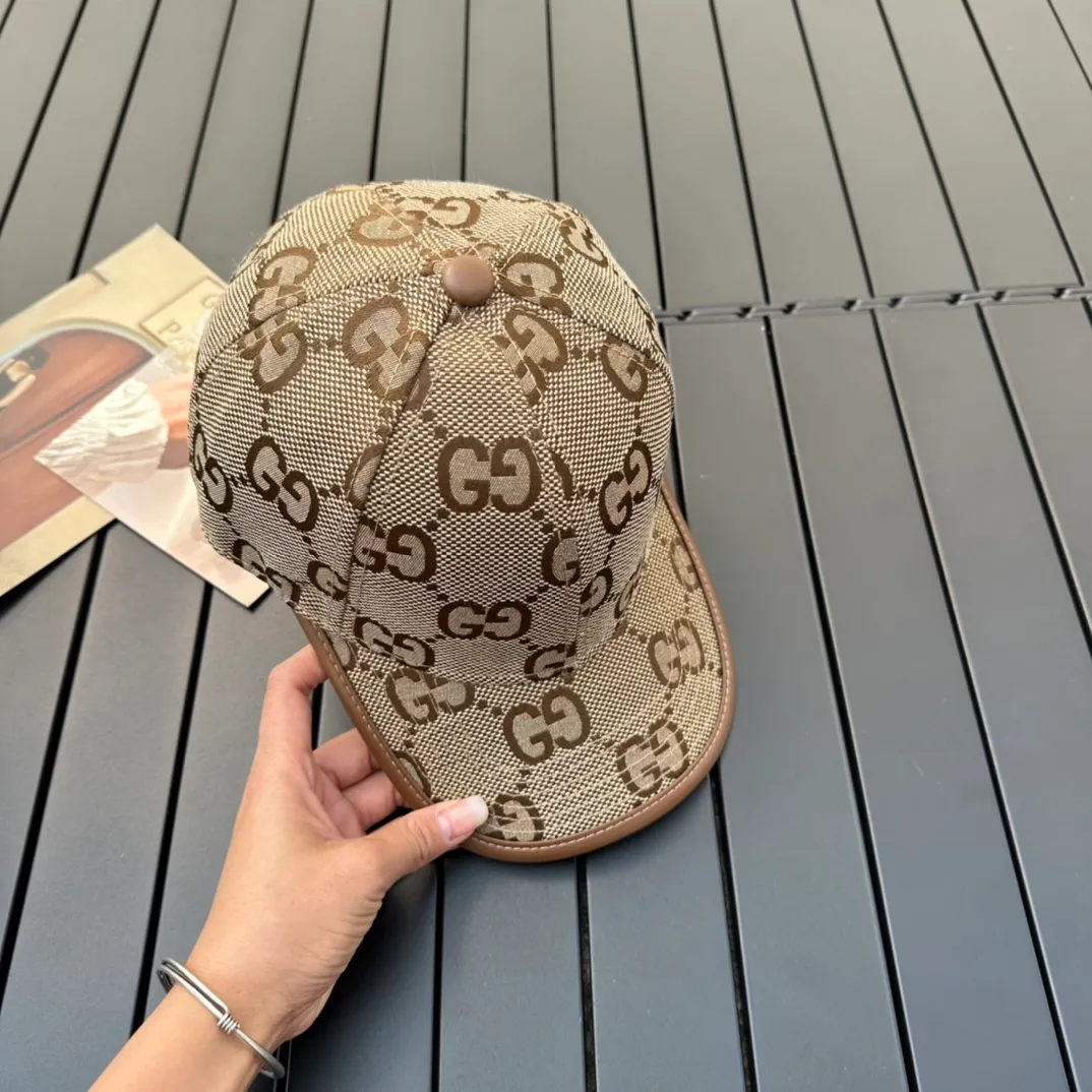 P60GUCCI Gucci 2023 new baseball cap, synchronized with big brands, super easy to match, shipped