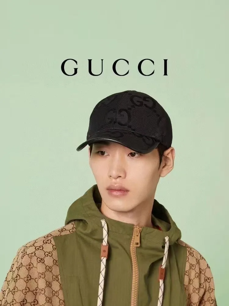 P240 Gucci Gucci classic presbyopic baseball cap 1:1 original replica, same style for men and women