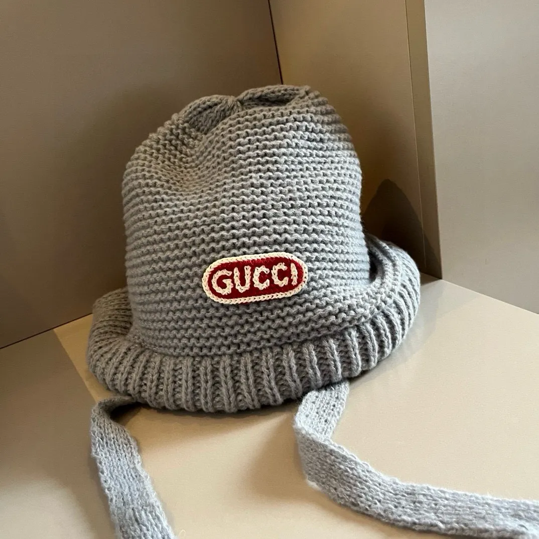 💰90¥ Gucci new knitted cold hat ear protection hat